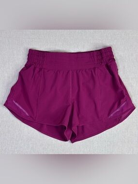 Lululemon Berry Magenta Run Shorts Size 6 Athletic Lightweight Activewear